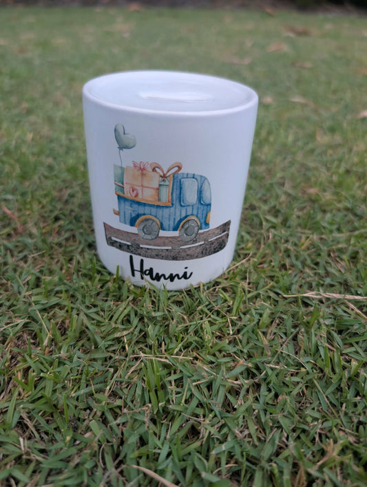 Birthday Truck Money Box
