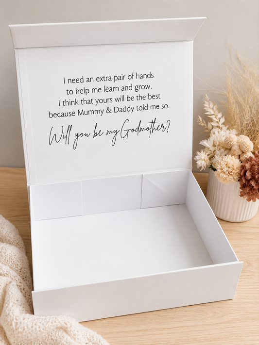 Extra Pair of Hands Godmother Proposal Magnetic Gift Box