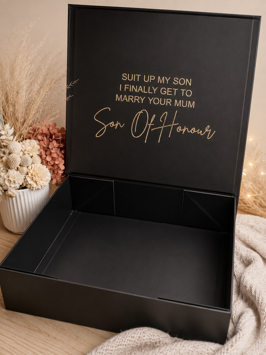 Son of Honour Wedding Proposal Magnetic Box