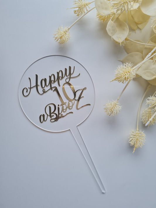 Personalised Cake Topper