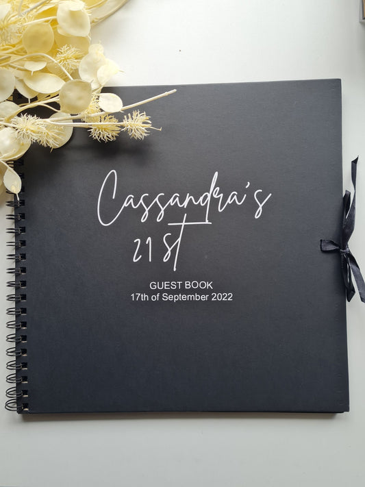 Guest Book Birthday