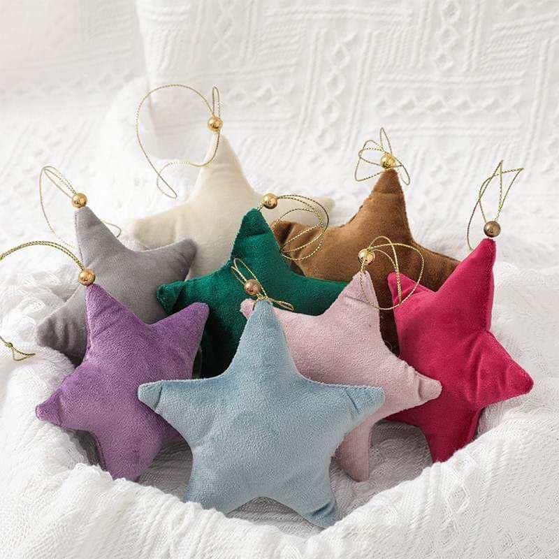 Personalised Velvet Star Decoration