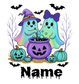 Personalised Halloween Trick or Treat Tote Bag