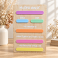 First & Last Day Board – Pastel Design