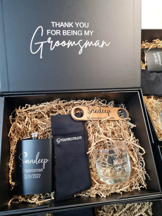 Groomsmen Gift Box Bundle with Socks