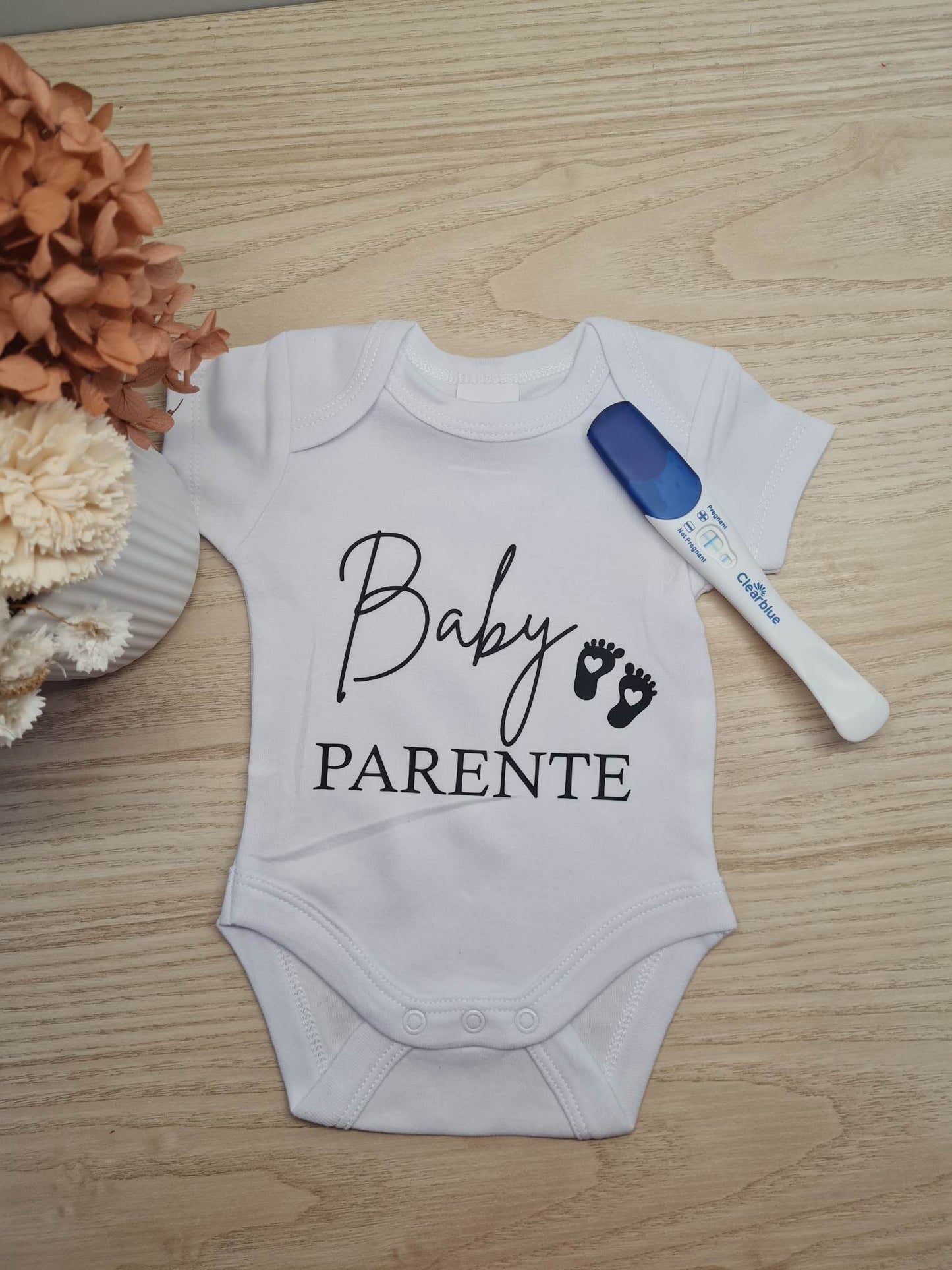 Baby "Name" with Feet Onesie
