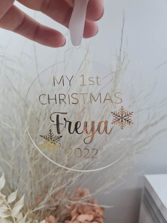 Christmas Bauble - My 1st Christmas