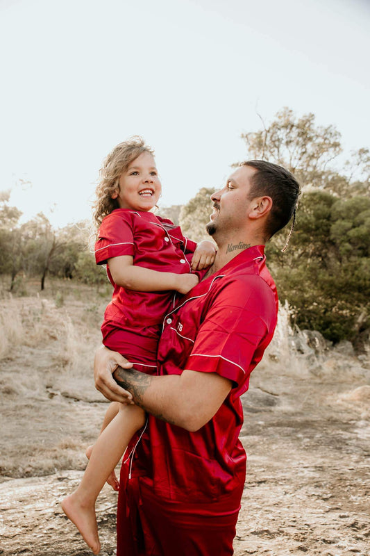 Men's Satin Short Set PJ's