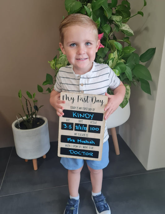 First and Last Day of Board Ply Black