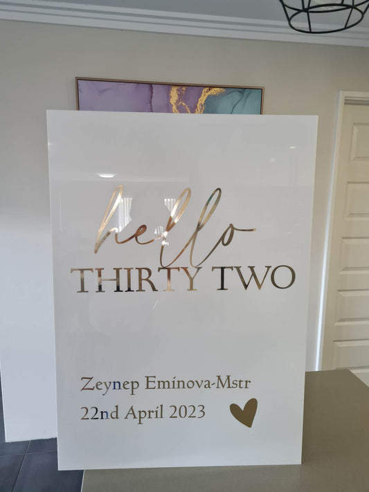 Welcome Sign Hello "Age"