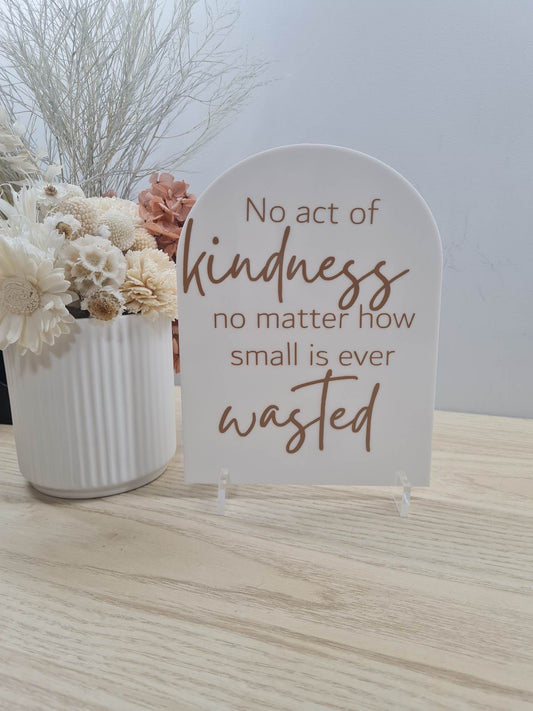 Kindness Plaque