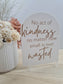 Kindness Plaque