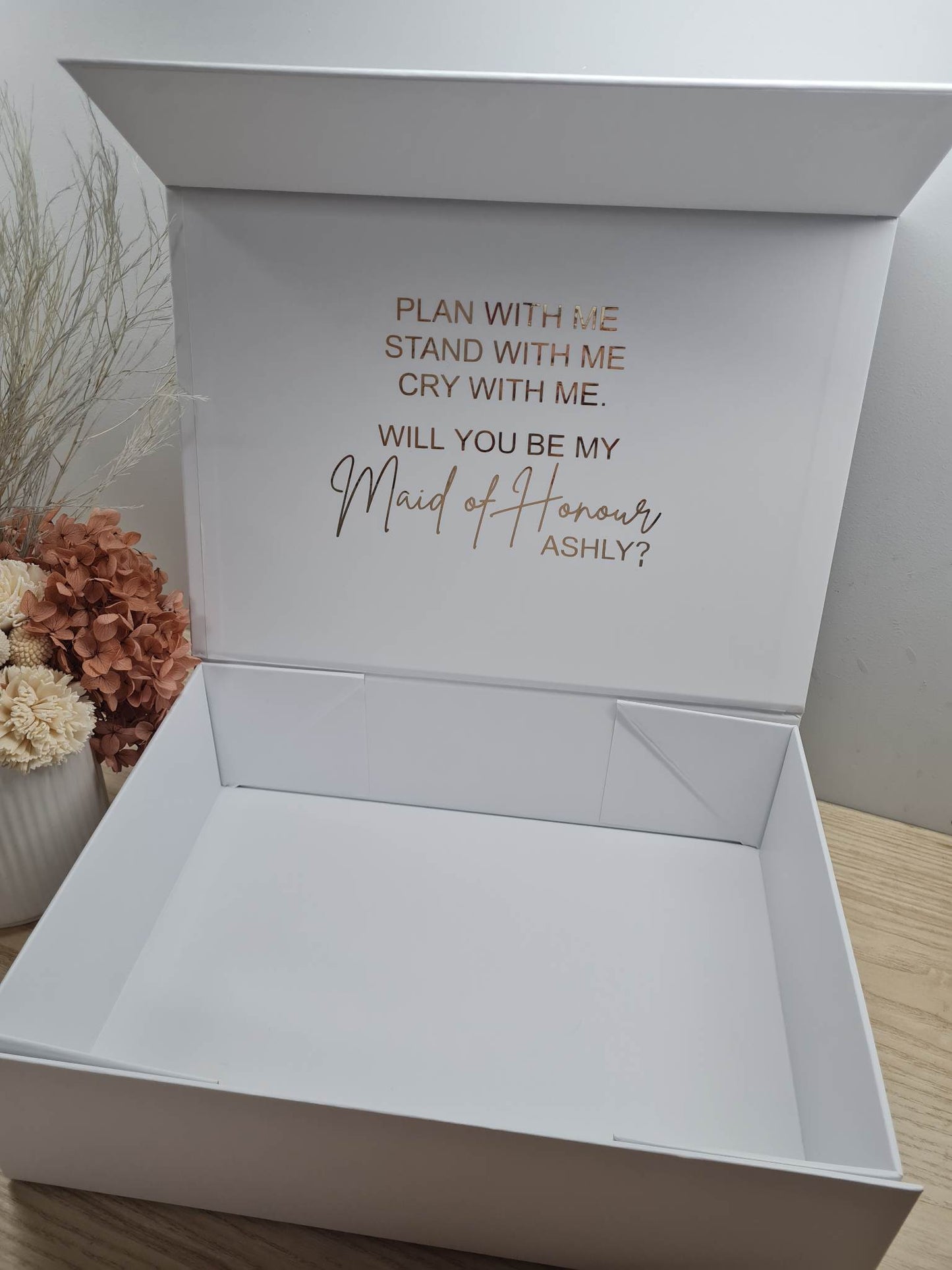 Magnetic gift box - Plan with me, Stand with me ...