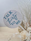 Talk Thirty to me Cake Topper