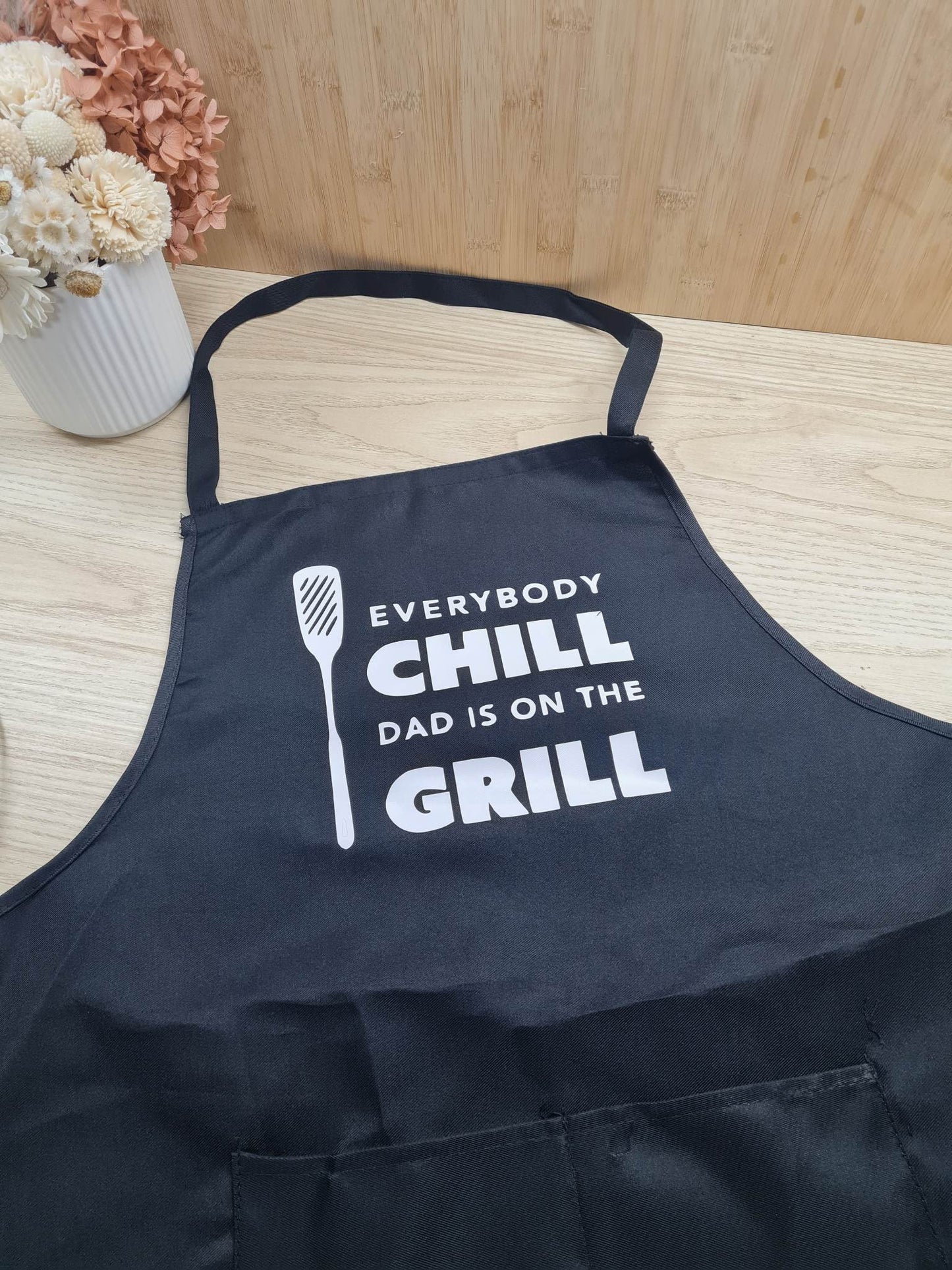 Dad is on the Grill Apron