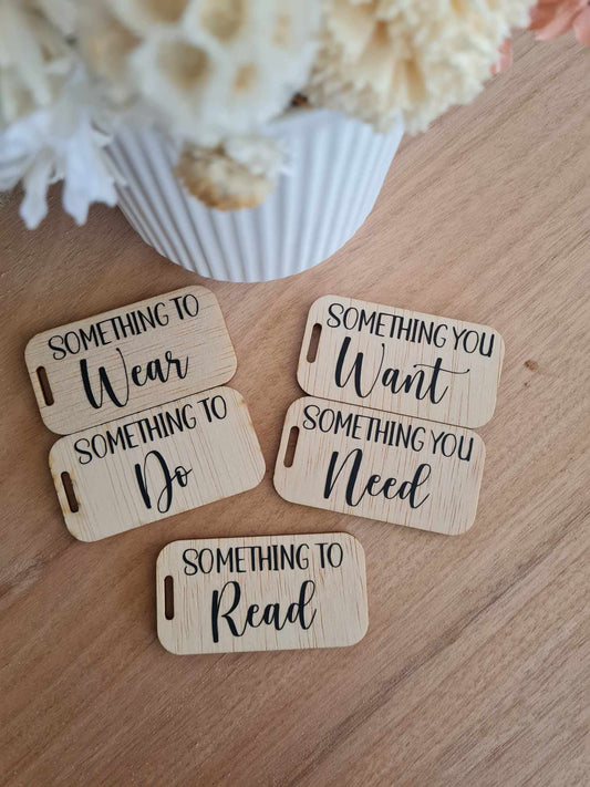 Christmas Gift Tag- I Want Etc