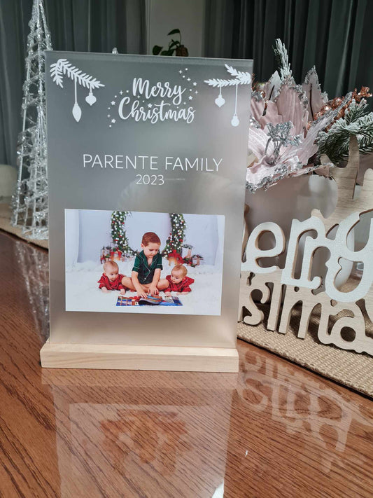 Family Christmas Frame