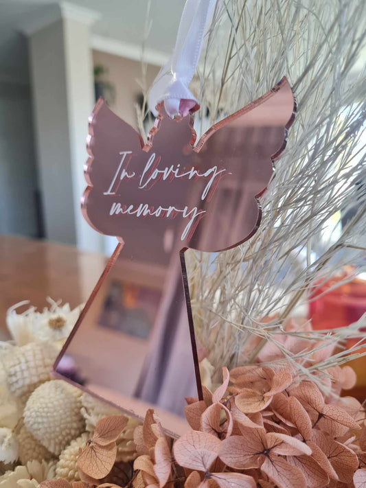 In Loving Memory Angel Bauble