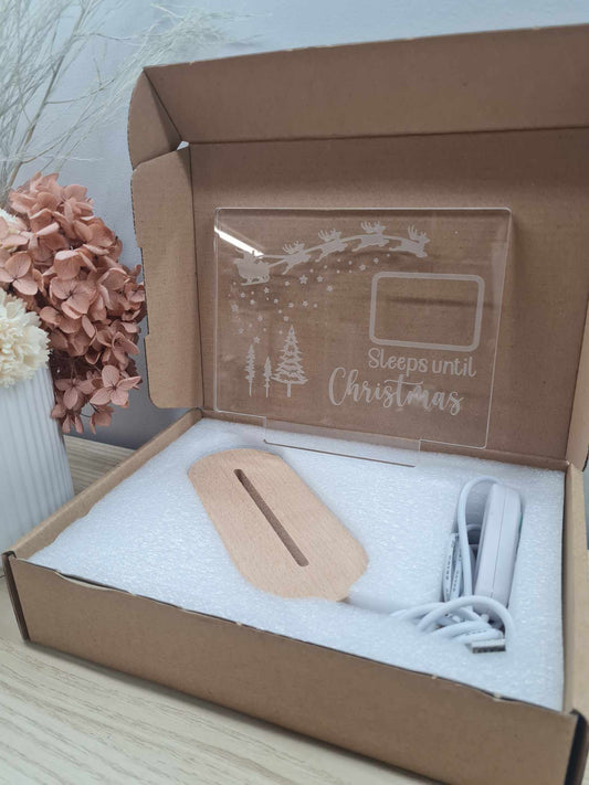 Christmas Count Down Night Light