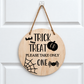 Personalised Halloween Trick or Treat Door Sign