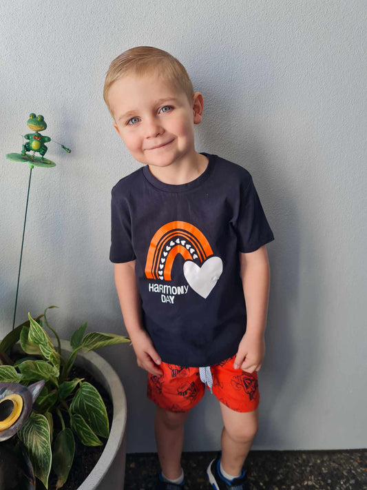 Kids Harmony Day Shirt - Rainbow