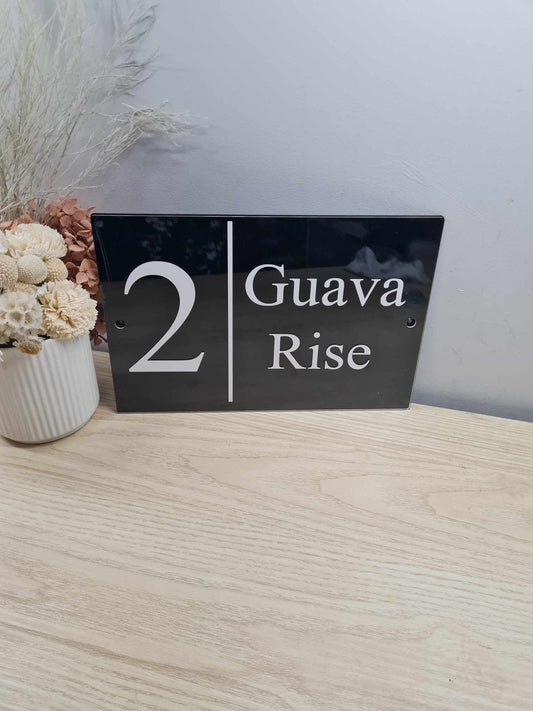 House Address Sign - Design 2