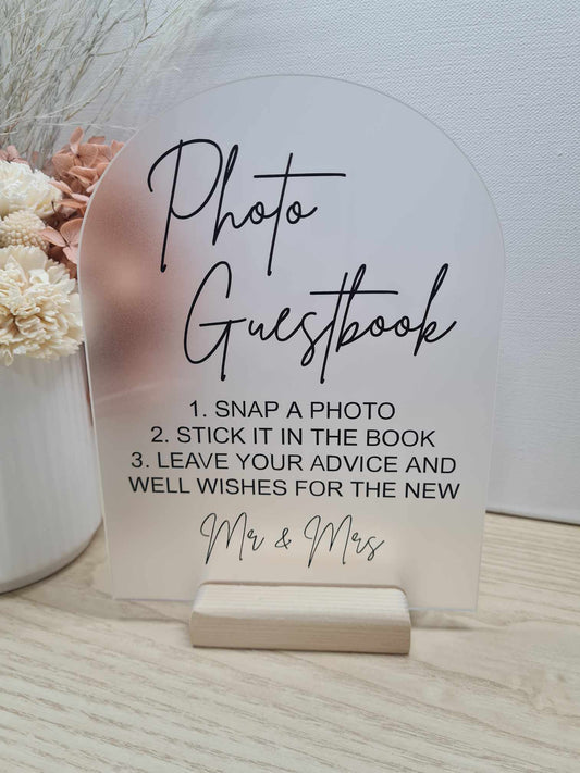 Photo Guest Book Sign
