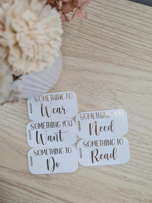 Christmas Gift Tag- I Want Etc