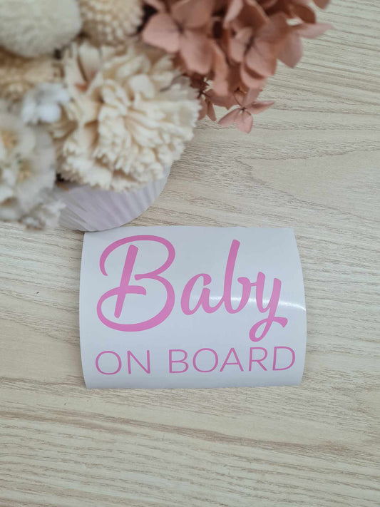 Baby on Board Decal v4
