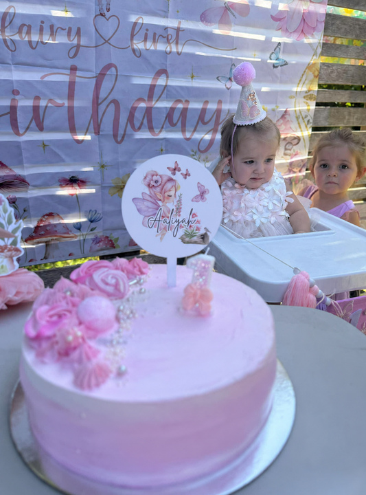 Personalised Fairy Cake Topper