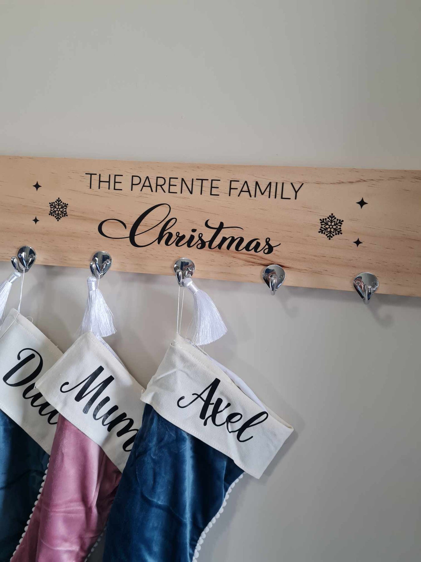 Family Stocking Hanger