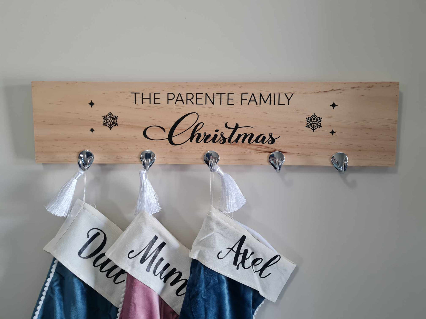 Family Stocking Hanger