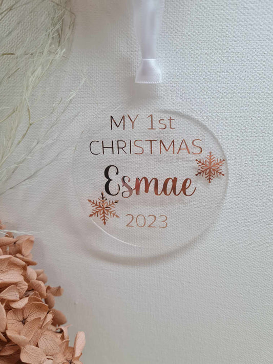 Christmas Bauble - My 1st Christmas