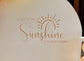 A Little Ray of Sunshine is Almost Here Backdrop Sticker/ Decal