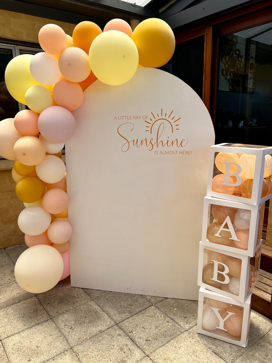 A Little Ray of Sunshine is Almost Here Backdrop Sticker/ Decal