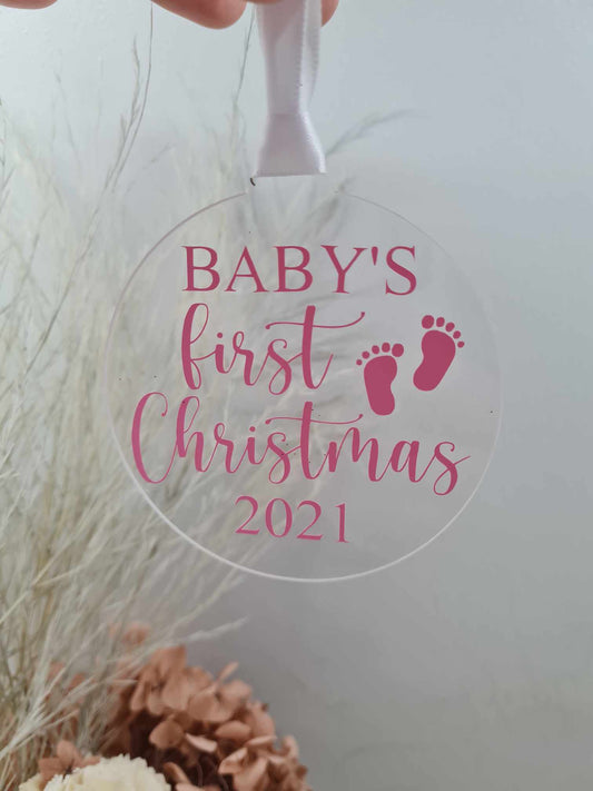 Christmas Bauble - New Baby Design