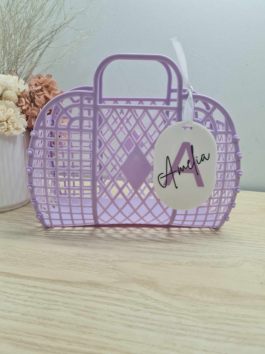 Initial Easter Bag Tag