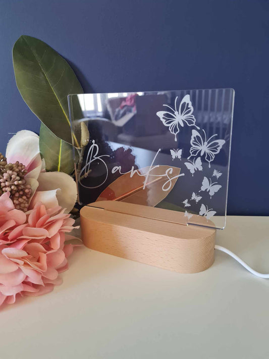 Night Light - Butterflies