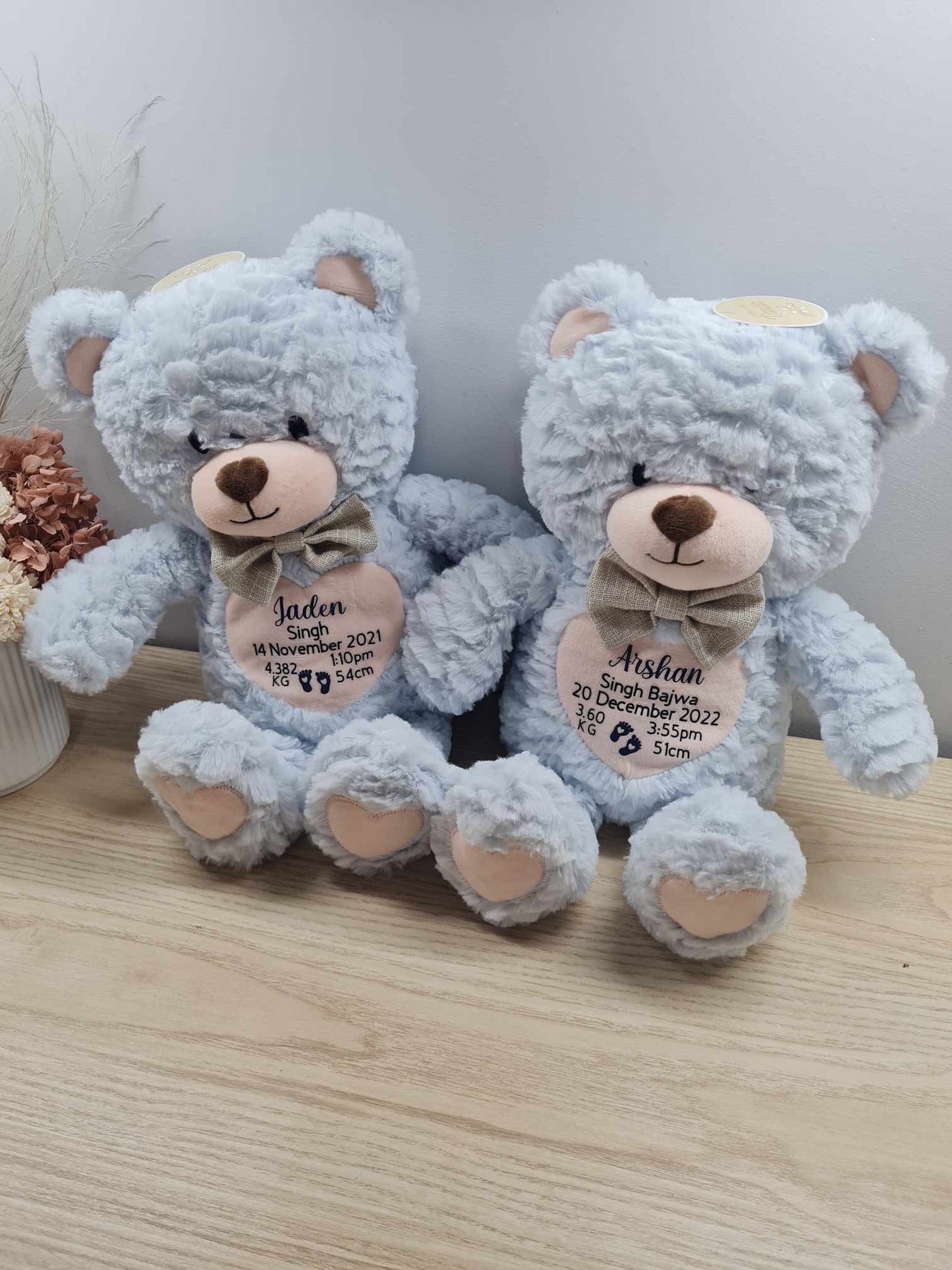 Baby Birth Detail Teddy Bears