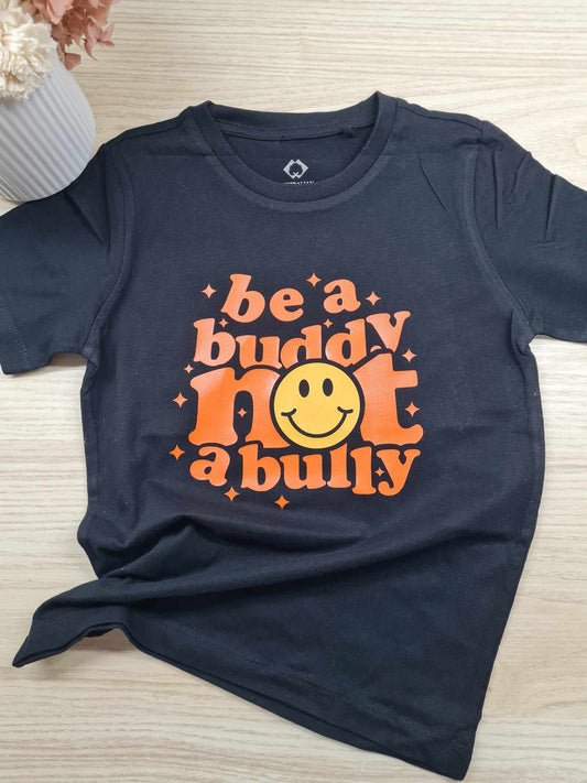Kids Harmony Day Shirt - Be a Buddy not a Bully