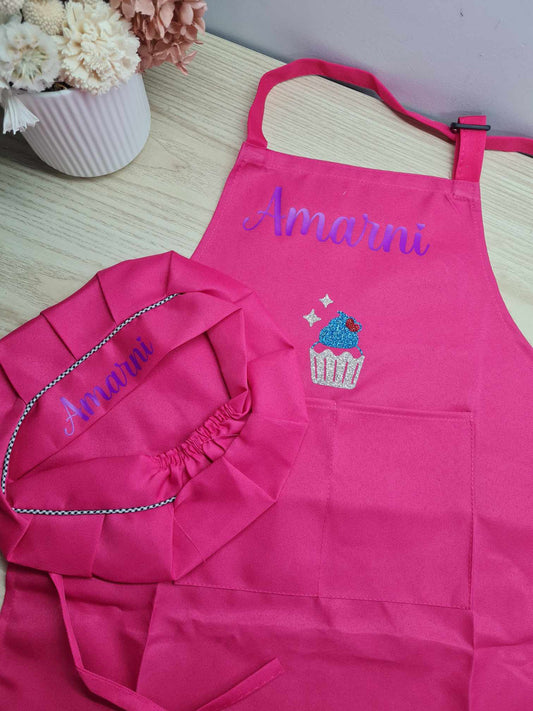 Kids Apron + Hat