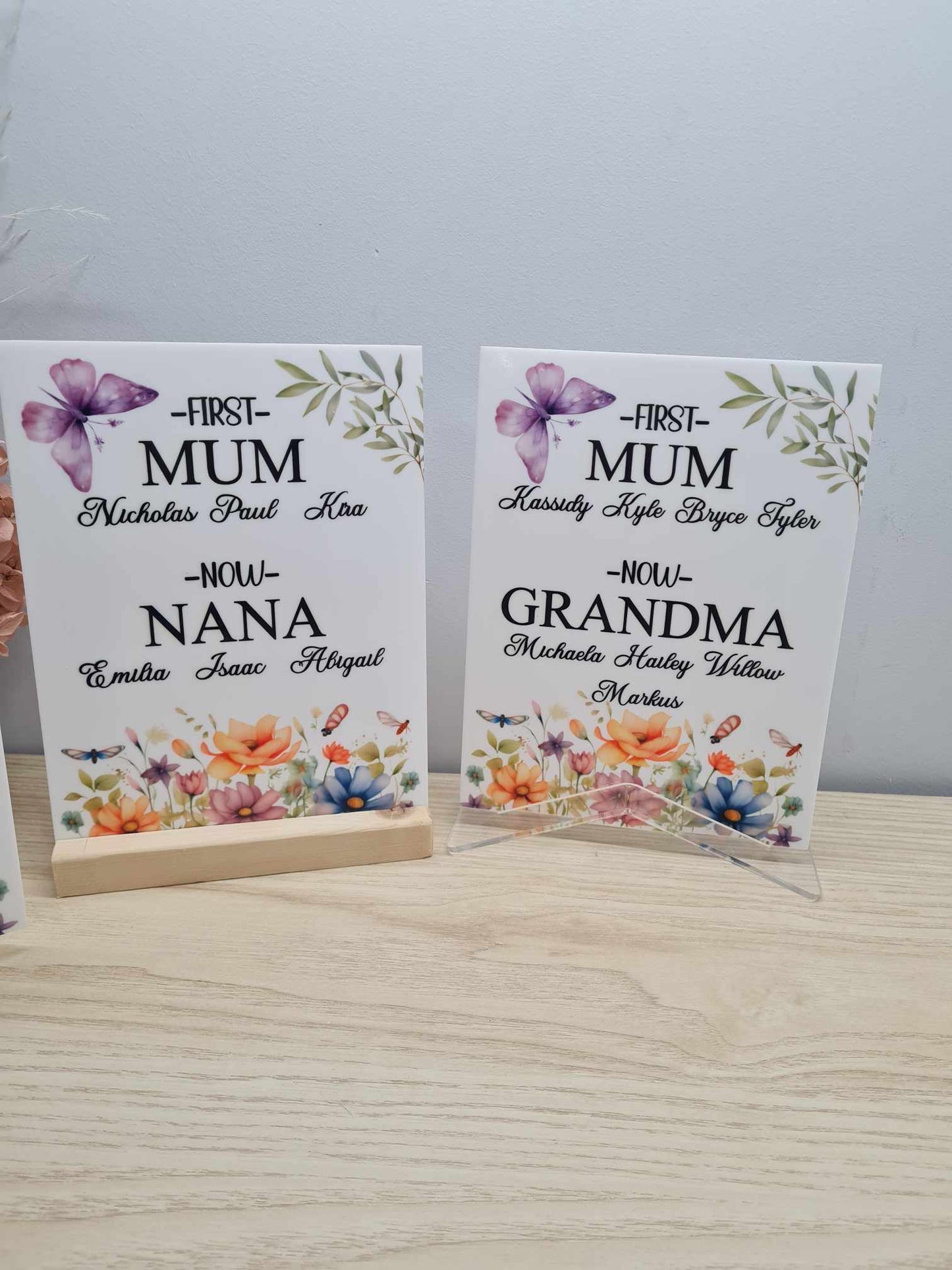 First Mum - Now Nana Plaque