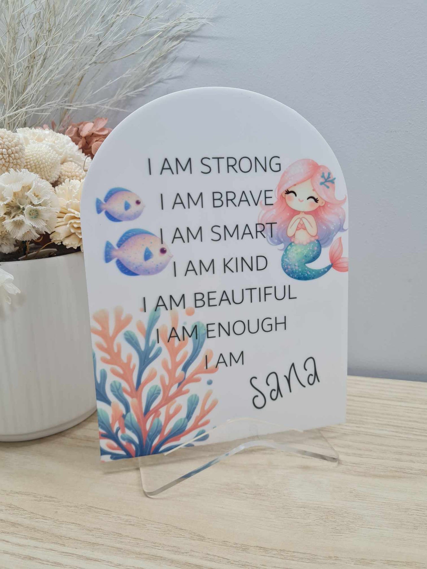 Sea Affirmation Plaque