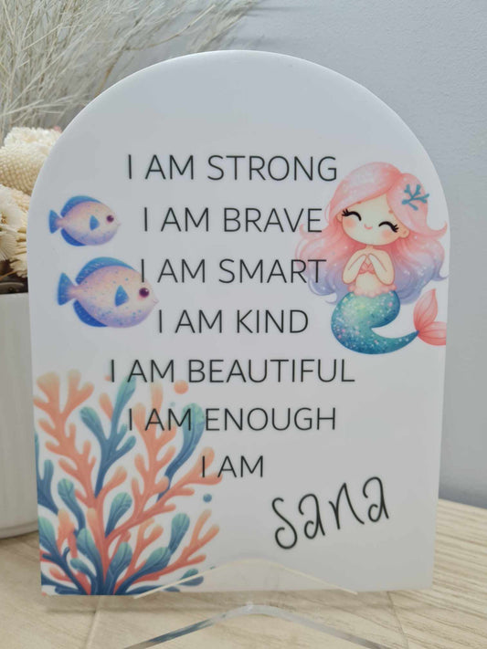 Sea Affirmation Plaque