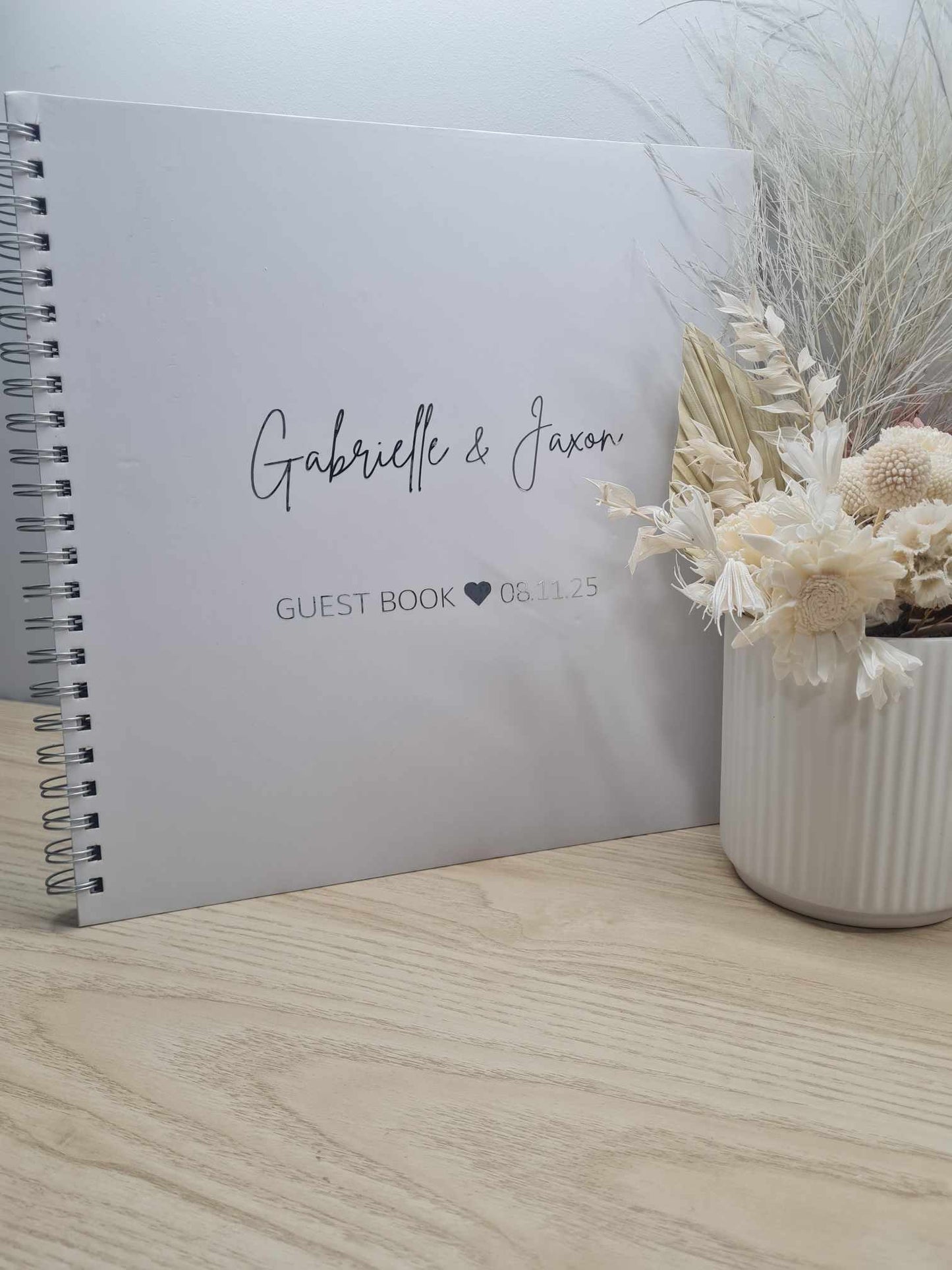 Guest Book with your Font