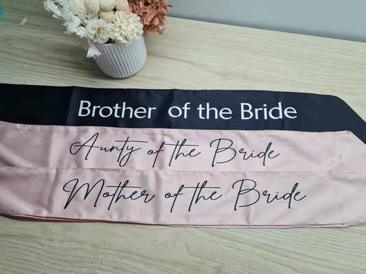 Bridal Party Satin Sash