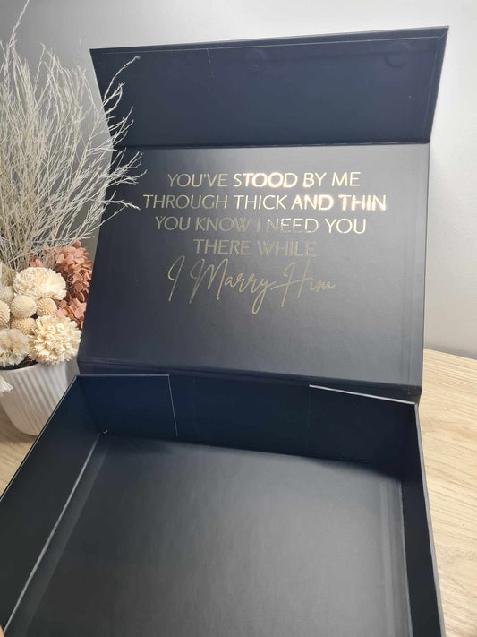 Magnetic gift box - You Have Stood by Me