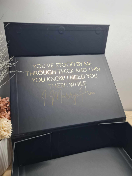 Magnetic gift box - You Have Stood by Me
