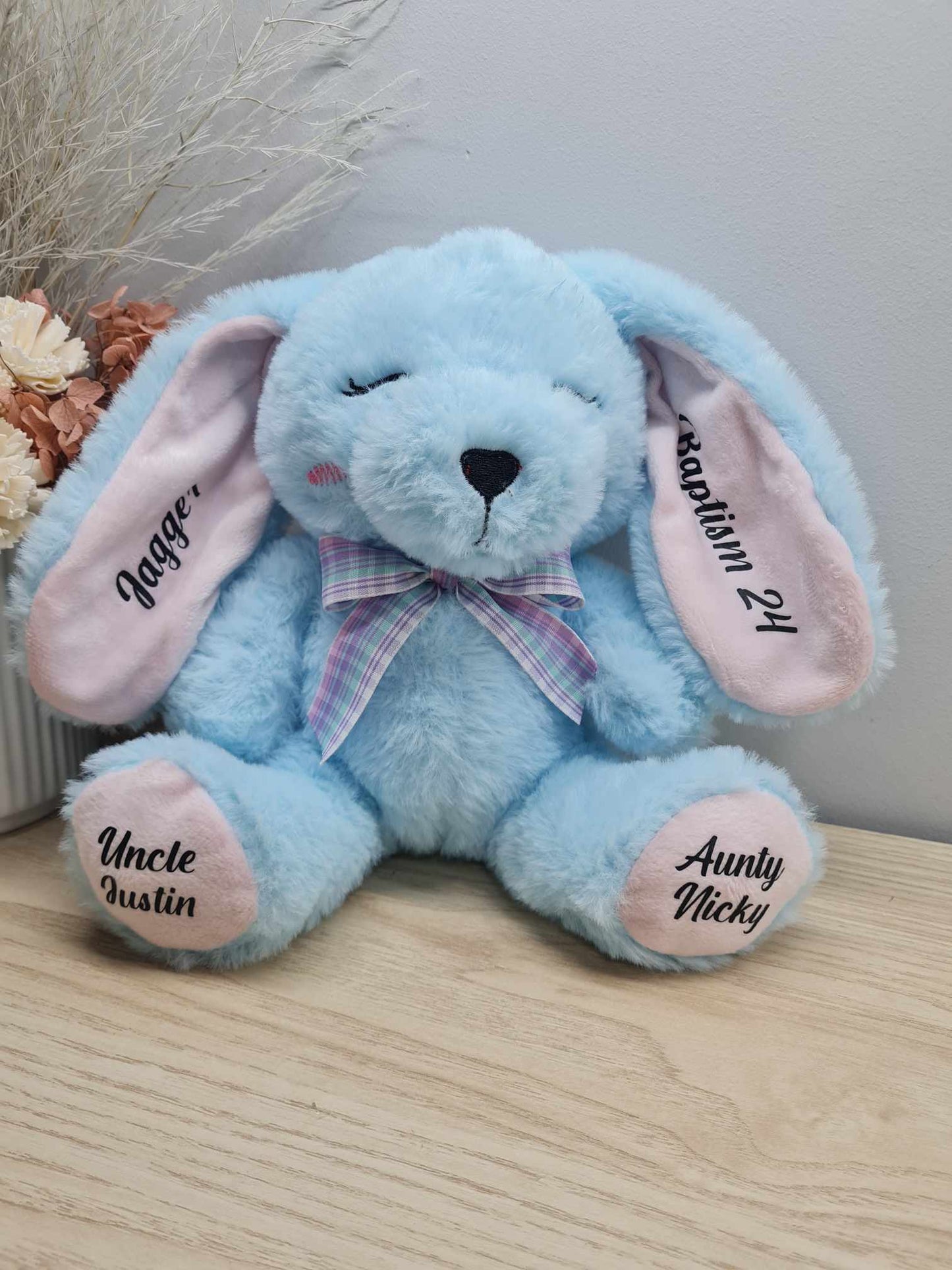 Easter Plush Bunny Blue