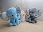 Baby Birth Detail Elephant - Blue Light Ear